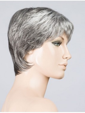 Perruque Risk Sensitive II Ellen Wille teinte Salt/Pepper Mix sur mannequin vue de profil