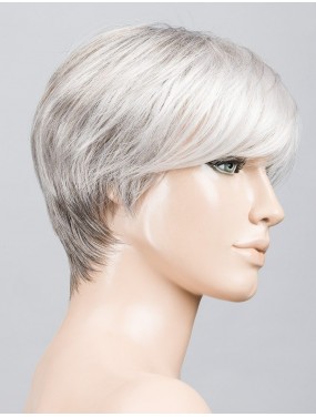 Perruque Seven Mono Part Ellen Wille teinte Snow Mix sur mannequin vue de profil