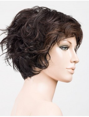 Perruque Show Ellen Wille teinte Espresso Lighted sur mannequin vue de profil