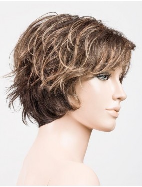 Perruque Show Ellen Wille teinte Coffeebrown Mix sur mannequin vue de profil