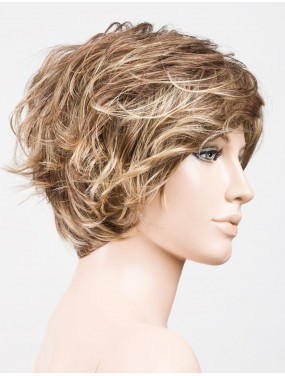 Perruque Show Ellen Wille teinte Bernstein Rooted sur mannequin vue de profil