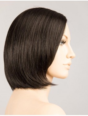 Perruque Smoke Mono Part Ellen Wille teinte Black sur mannequin vue de profil