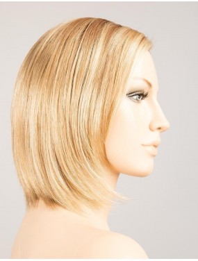 Perruque Smoke Mono Part Ellen Wille teinte Caramel Rooted sur mannequin vue de profil