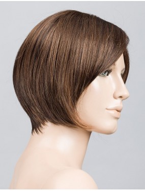 Perruque Talia Mono Part Ellen Wille teinte Chocolate Mix sur mannequin vue de profil