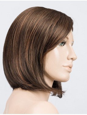 Perruque Tempo Large Deluxe Ellen Wille teinte Chocolate Mix sur mannequin vue de profil