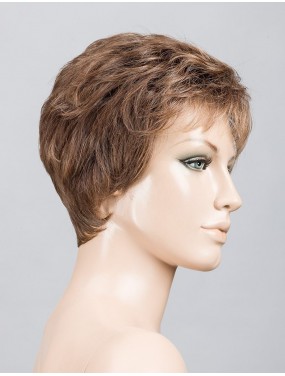 Perruque Time Comfort Ellen Wille teinte Mocca Rooted sur mannequin vue de profil