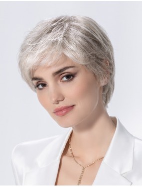 Perruque Harmony Soft Ellen Wille teinte Snow Mix portée par un mannequin – vue 1