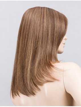 Perruque Affair Deluxe Ellen Wille teinte Coffeebrown Lighted sur mannequin vue de profil