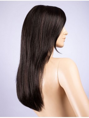 Perruque Mirage Deluxe Ellen Wille teinte Espresso Mix sur mannequin vue de profil