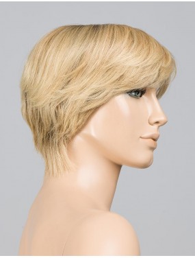 Perruque Award Deluxe Ellen Wille en cheveux naturels, teinte Champagne Rooted – sur tête de mannequin