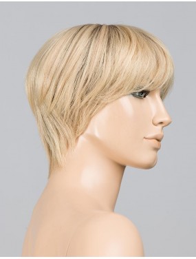 Perruque Award Deluxe Ellen Wille en cheveux naturels, teinte Lightchampagne Rooted – sur tête de mannequin