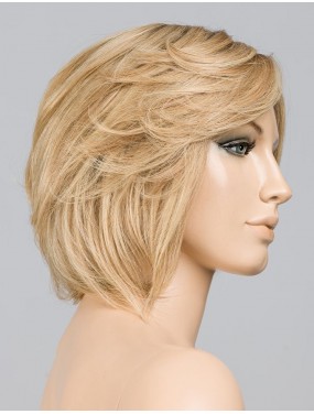 Perruque Brilliance Plus Deluxe Ellen Wille en cheveux naturels, teinte Sandyblonde Rooted – sur tête de mannequin