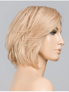 Perruque Brilliance Plus Deluxe Ellen Wille en cheveux naturels, teinte Pearlblonde Mix – sur tête de mannequin