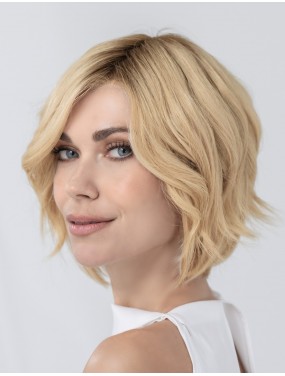 Perruque Jadore Deluxe Ellen Wille en cheveux naturels, teinte Lightchampagne Rooted – portée