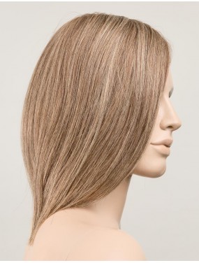 Perruque Supreme Plus Deluxe Ellen Wille en cheveux naturels, teinte Bernstein Mix – sur tête de mannequin