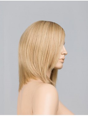 Perruque Yara Mono Ellen Wille en cheveux naturels, teinte Sandyblonde Rooted – sur tête de mannequin