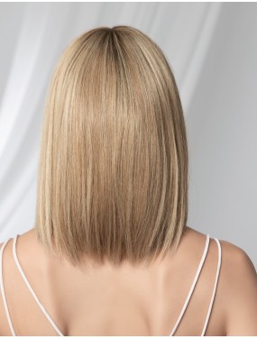 Perruque Prestige Deluxe Ellen Wille en cheveux naturels, teinte Sandyblonde Rooted – portée
