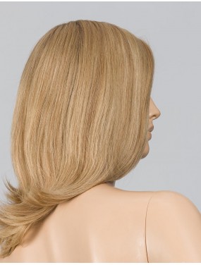 Perruque Appeal Mono Ellen Wille en cheveux naturels, teinte Sandyblonde Rooted – sur tête de mannequin
