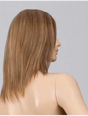 Perruque Trinity Plus Deluxe Ellen Wille en cheveux naturels, teinte Nougat Rooted – sur tête de mannequin