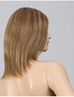 Perruque Trinity Plus Deluxe Ellen Wille en cheveux naturels, teinte Bernstein Mix – sur tête de mannequin