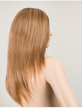 Perruque Freedom Ultra Soft Ellen Wille en cheveux naturels, teinte Nougat Rooted – sur tête de mannequin