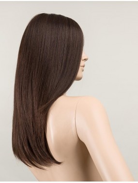 Perruque Freedom Ultra Soft Ellen Wille en cheveux naturels, teinte Espresso Mix – sur tête de mannequin