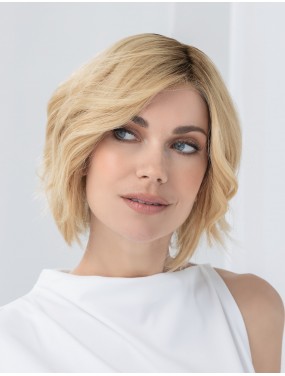 Perruque Jadore Small Deluxe Ellen Wille en cheveux naturels, teinte Lightchampagne Rooted – portée