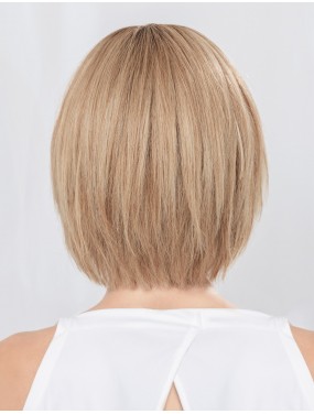 Perruque Jadore Small Deluxe Ellen Wille en cheveux naturels, teinte Sandyblonde Rooted – portée