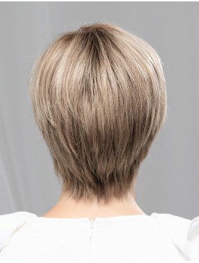 Perruque Award Deluxe Ellen Wille en cheveux naturels, teinte Beige Multi Frosted – portée