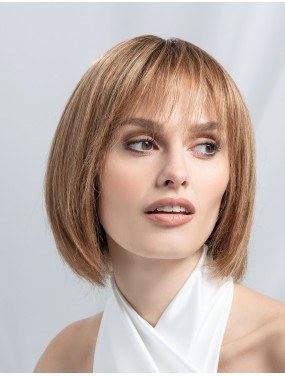 Perruque Mikado Mono Ellen Wille en cheveux naturels, teinte Tobacco Rooted – portée