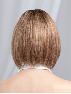 Perruque Mikado Mono Ellen Wille en cheveux naturels, teinte Tobacco Rooted – portée