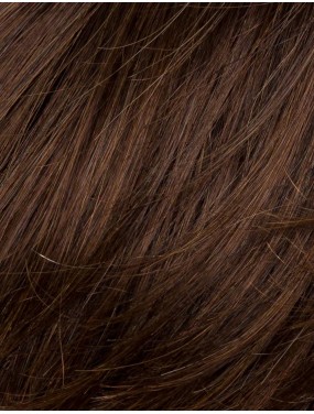 Perruque Award Small Deluxe Ellen Wille en cheveux naturels, teinte Darkchocolate Mix – gros plan de la teinte