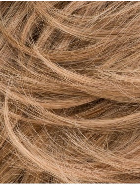 Perruque Brilliance Plus Deluxe Ellen Wille en cheveux naturels, teinte Nougat Rooted – gros plan de la teinte