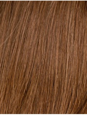 Perruque Jadore Small Deluxe Ellen Wille en cheveux naturels, teinte Chocolate Rooted – gros plan de la teinte
