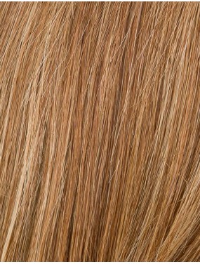 Perruque Mikado Mono Ellen Wille en cheveux naturels, teinte Tobacco Rooted – gros plan de la teinte