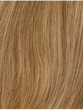 Perruque Appeal Mono Ellen Wille en cheveux naturels, teinte Lightbernstein Rooted – gros plan de la teinte
