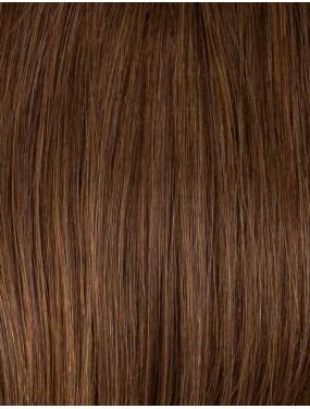 Perruque Appeal Mono Ellen Wille en cheveux naturels, teinte Chocolate Mix – gros plan de la teinte