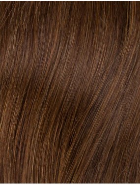 Perruque Zora Mono Ellen Wille en cheveux naturels, teinte Chocolate Mix – gros plan de la teinte