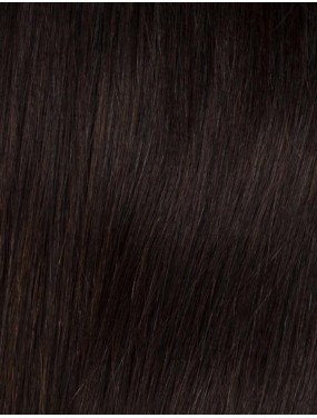 Perruque Obsession Deluxe Ellen Wille en cheveux naturels, teinte Espresso Mix – gros plan de la teinte