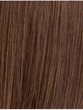 Perruque Freedom Ultra Soft Ellen Wille en cheveux naturels, teinte Chocolate Rooted – gros plan de la teinte
