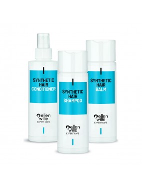 Pack entretien perruque cheveux longs Ellen Wille – shampooing, baume et conditionneur 200 ml