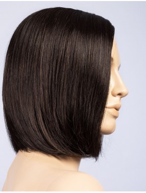 Perruque Eli Ellen Wille – teinte dark brown sur mannequin, vue de profil