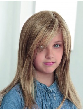 Perruque enfant Anne Nature Ellen Wille Power Kids – cheveux naturels longs, vue de face