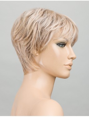 Perruque Novel Deluxe Ellen Wille – teinte Pastelblonde Rooted sur mannequin, vue de profil