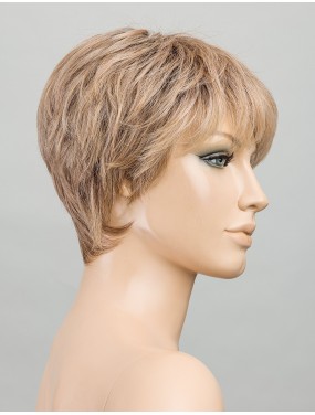 Perruque Novel Deluxe Ellen Wille – teinte Sandyblonde Rooted sur mannequin, vue de profil