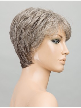 Perruque Novel Deluxe Ellen Wille – teinte Stonegrey Mix sur mannequin, vue de profil