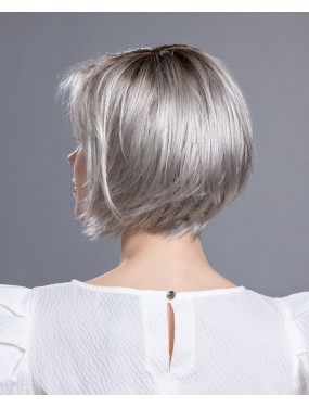 Perruque FRENCH Coloris Silver Blond Rooted (coloris Gris Blond avec effet racine)
