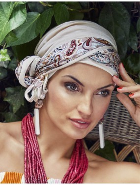Photo bonnet Boho Scarlett, modèle Délice Vanille