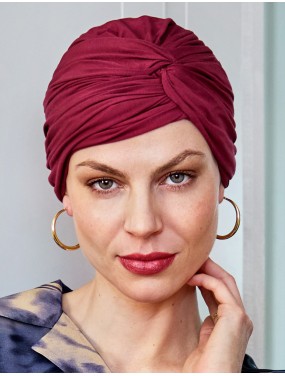 Bonnet JOYO en bambou Grenat
