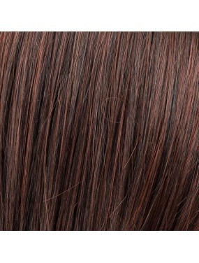 Perruque Melody Large Mono Ellen Wille teinte Darkauburn Rooted gros plan de la teinte